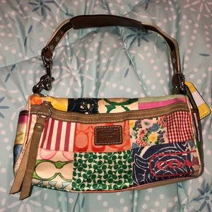 Coach Multi-patterned small shoulder bag